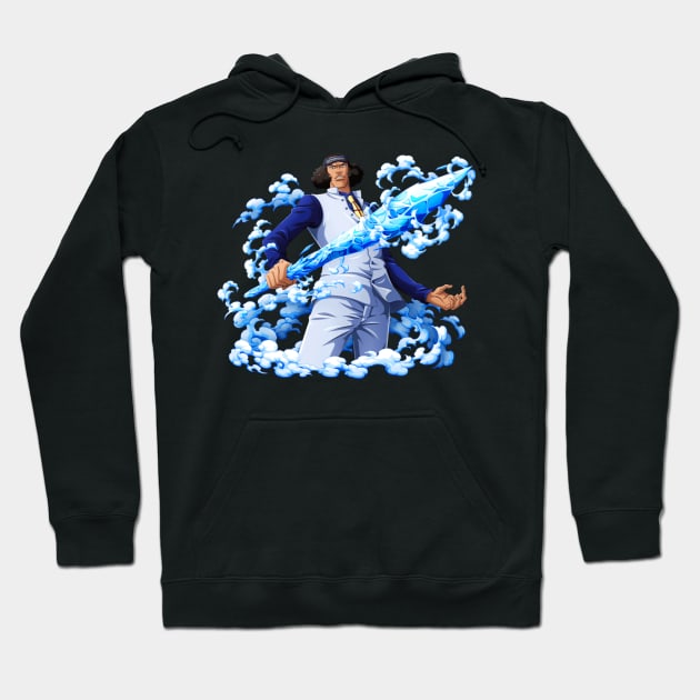 Aokiji Marine Admiral with ice sword Hoodie by ManimeXP